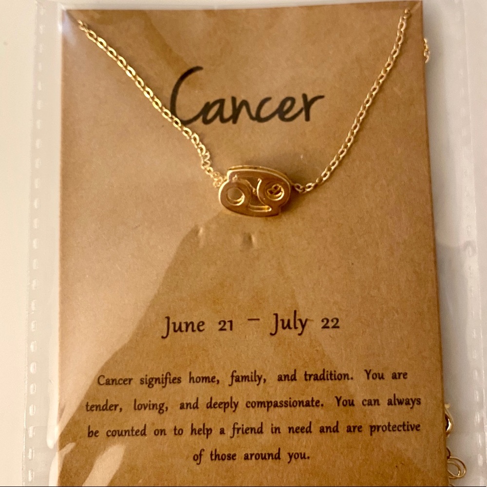 Necklace  Sign in Gold .